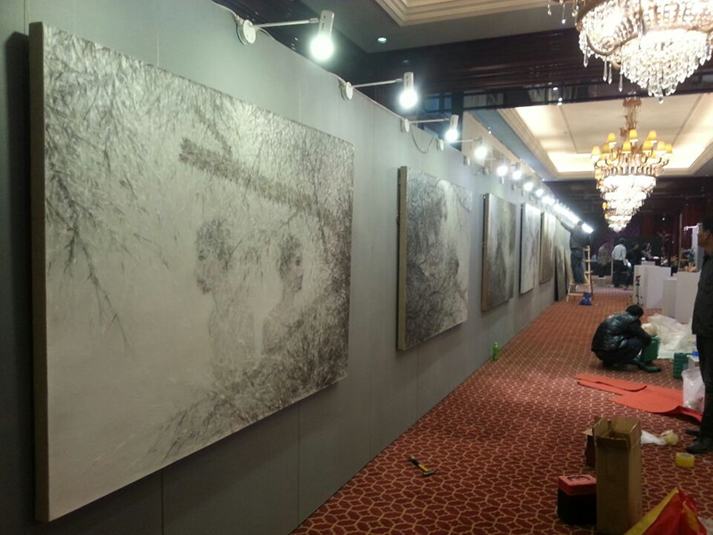 高 檔無(wú)縫掛畫(huà)展板